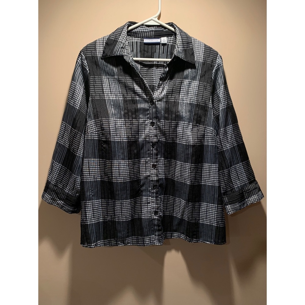 Black & White Blouse